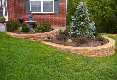 Terraced Landscape Wall